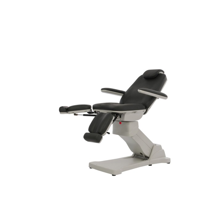Pedicurestoel Plant Dark Grey 3 motoren