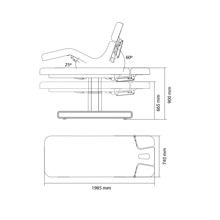 Wellness & Spa Bed Nush met LED verlichting