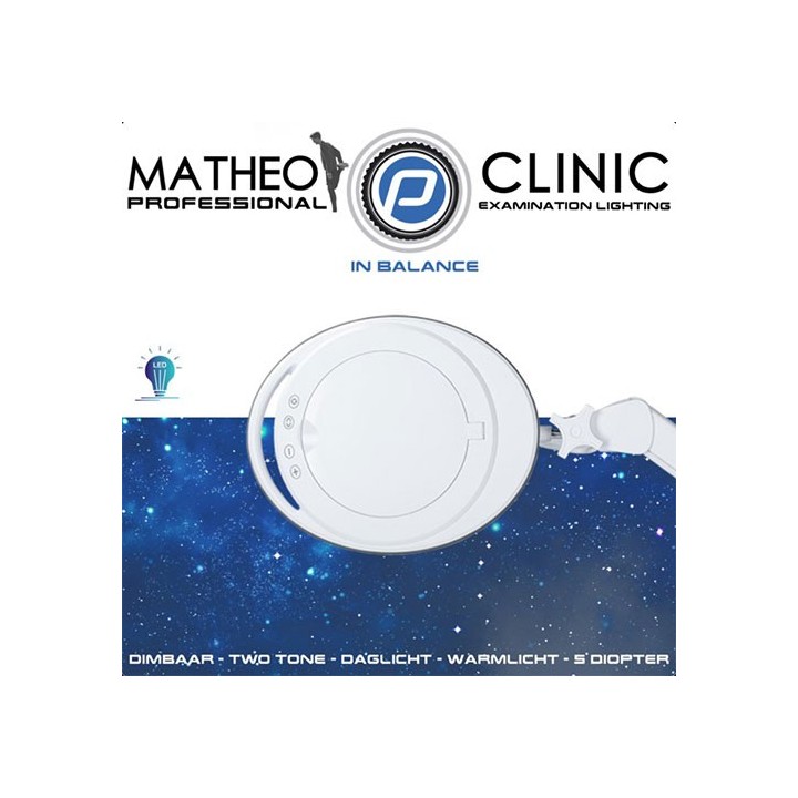 Dimbare loupelamp Matheo 5 Diopter met Handgreep | Beautywaves