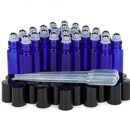 Flesje Blauw 10ml met Kogelroller