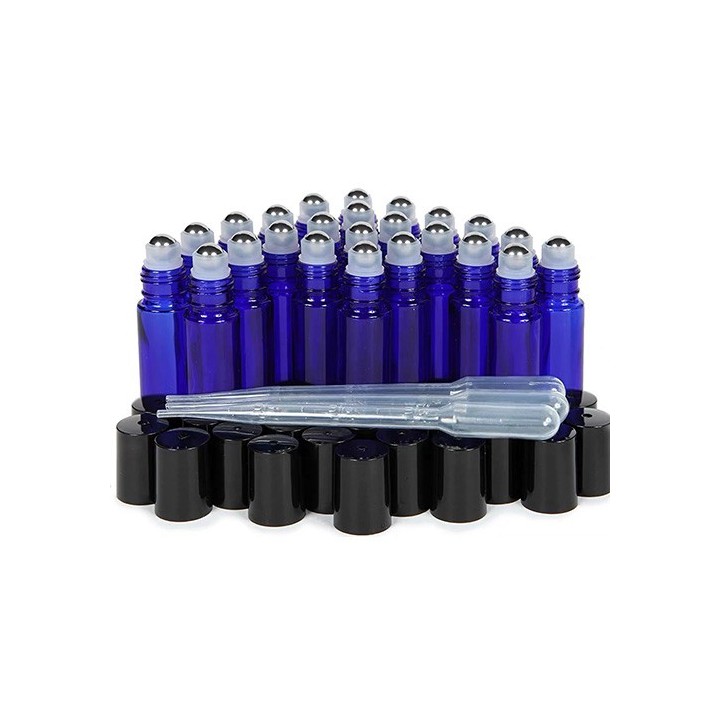 Flesje Blauw 10ml met Kogelroller