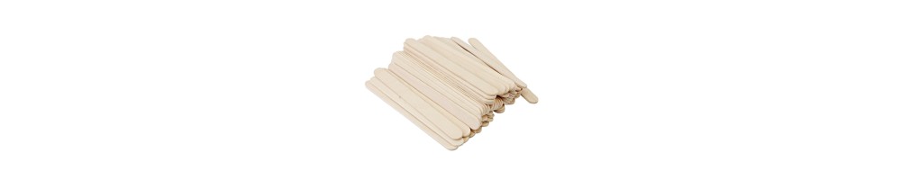 Houten Spatels en Kunststof spatels voor verzorgende beroepen